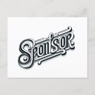 Merci Sponsor NA AA Carte postale 12 étapes