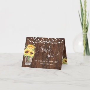 Merci Sunflowers Pays Mariage nuptiale