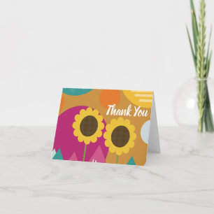 Merci Sunshine Cartes de fête des tournesols