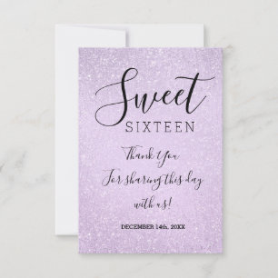 Merci Sweet 16 Anniversaire Parties scintillant de