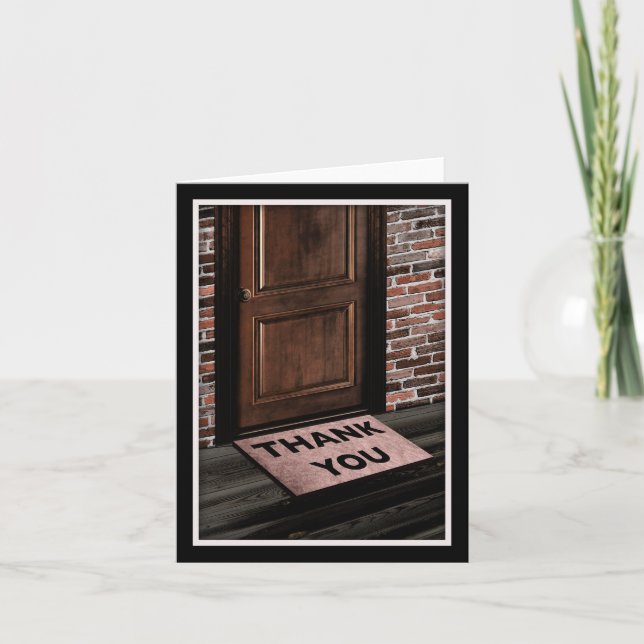 merci tapis de porte (Devant)