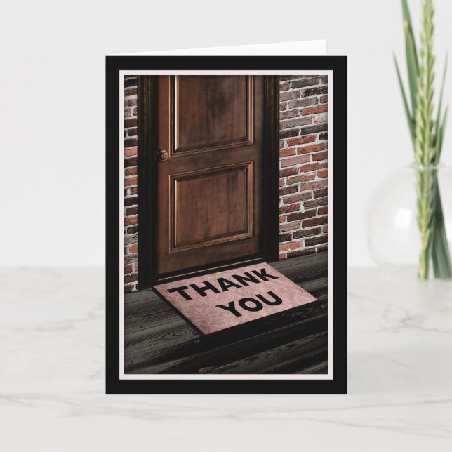 merci tapis de porte (Devant)