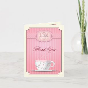 Merci Tea Party Fête des mariées rose