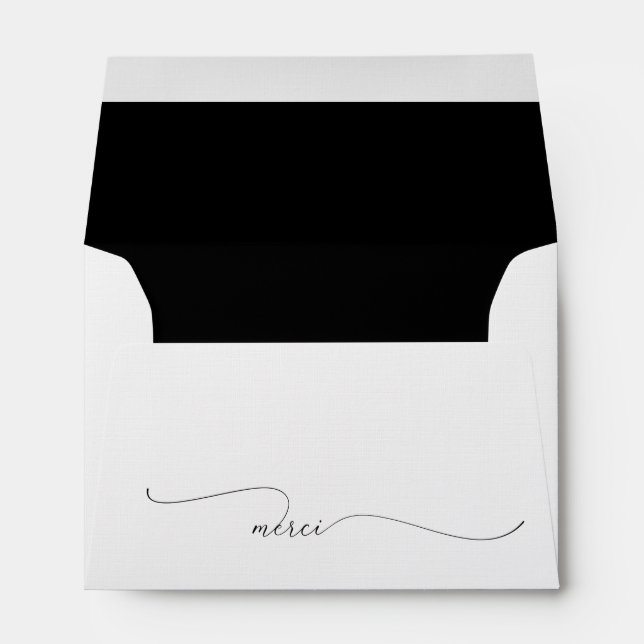 Merci thank you envelopes (Back (Bottom))