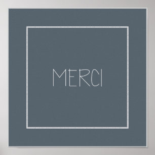 MERCI - Thank You Poster