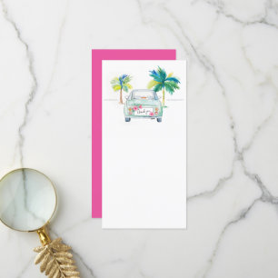 Merci tropical Carte pour notes