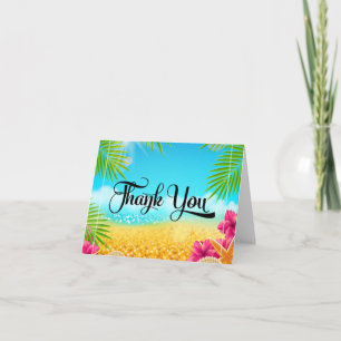 Merci tropical de ketmie de rose de plage