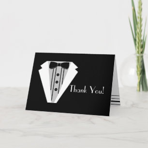 Merci Tuxedo noir et blanc