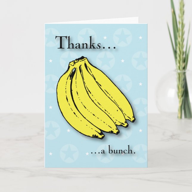 Merci… un groupe. Carte de remerciements (Devant)