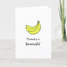 Merci une carte Bunch