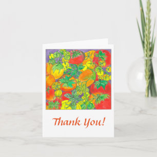 Merci végétal d'aquarelle de tomates rouges