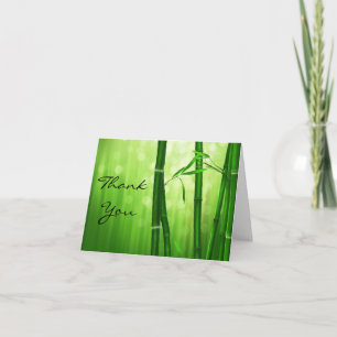 Merci vert en bambou