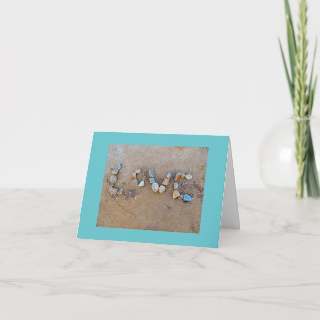 Merci vide de carte de note d'amour, salutation, (Devant)