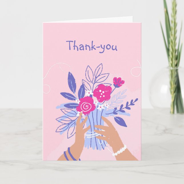 Merci Voisin, Fleur Jardin Floral Personnalisé (Devant)