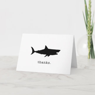 Merci . Vous êtes Jawsome. Carte de remerciements 