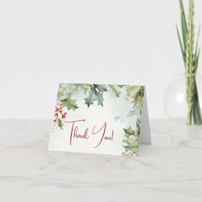 Merci | Winter Holly et Berries (Devant)