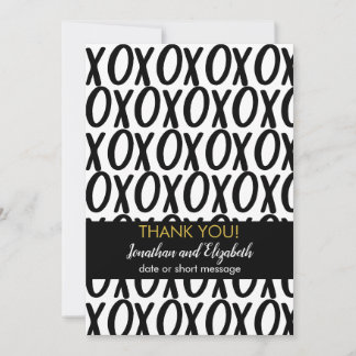 Merci XOXO Câlins Baisers Minimaliste