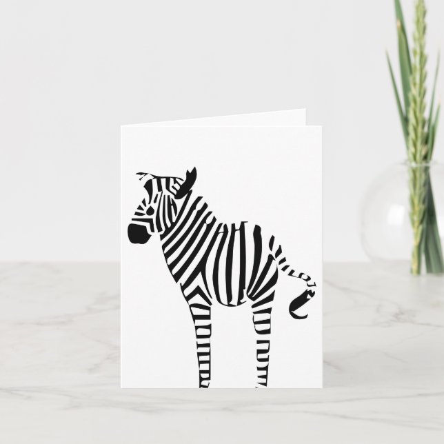 Merci Zebra Lovers ou cartes de notes (Devant)