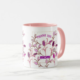 MERCIE MAMAN MUG ART SIMPLE CADEAU POUR N'IMPORTE