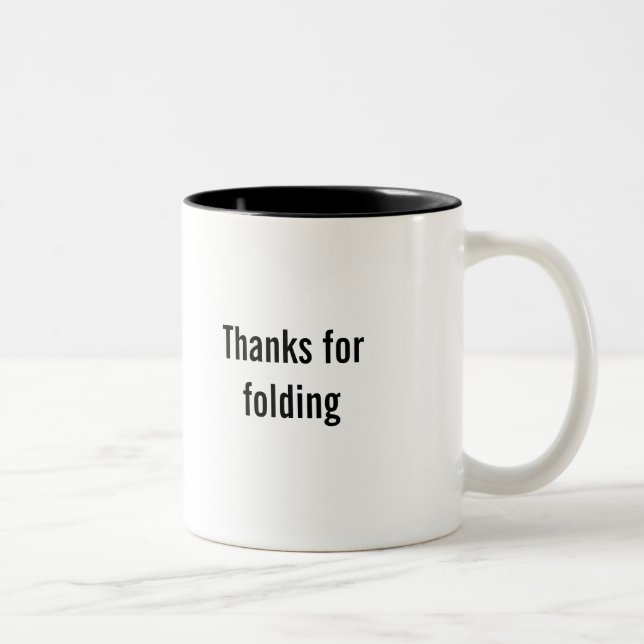 "Mercis" de tasse de café se pliante (Droit)