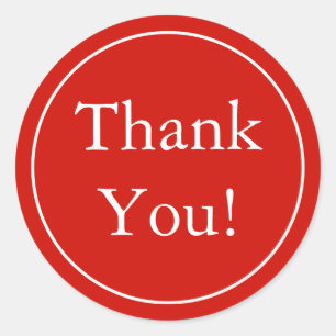 Mercis rouges personnalisés et Étiquettes privilég