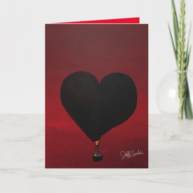 Mercredi Adams inspiré la carte Saint Valentin (Devant)