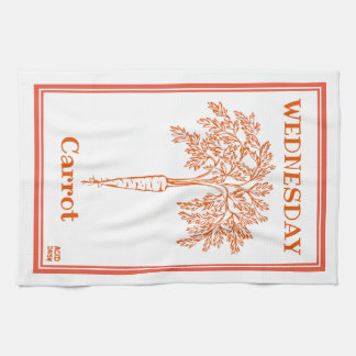 Mercredi Carrot - Serviette de cuisine