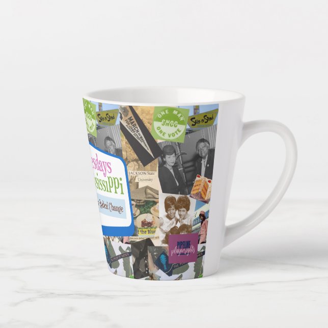 Mercredi Dans Le Mississippi Latte Mug (Droite)