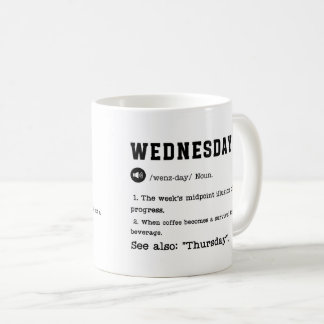 MERCREDI Mug - Funny Midweek Coffee Cup