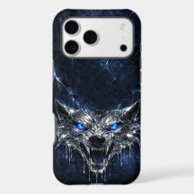 Mercure Loup Bleu Saphir Yeux Glaciaire