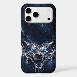 Mercure Loup Bleu Saphir Yeux Glaciaire