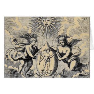Mercurius Egg Alchemy Note Cards