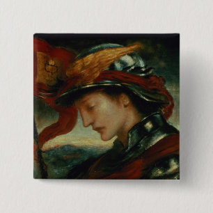 Mercury 2 inch square button