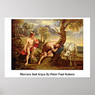 Mercury And Argus By Peter Paul Rubens Poster