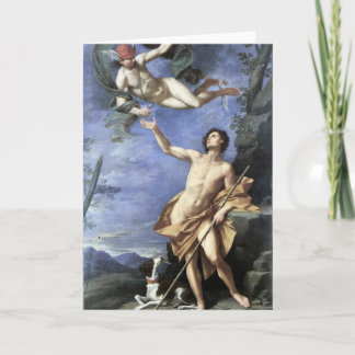 Mercury and Paris Fine Art Greetings Card