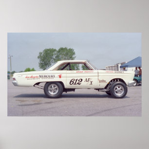 Mercury Comet A F/X - Vintage Drag Poster
