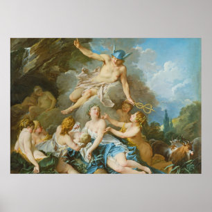 Mercury confiding the infant Baccus to the Nymphs  Poster