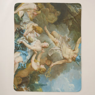 Mercury confiding the infant Baccus to the Nymphs Sherpa Blanket