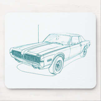 Mercury Cougar 1968 Mouse Pad