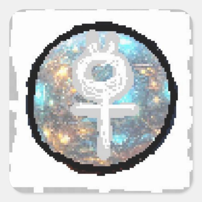 Mercury Day Square Sticker (Front)