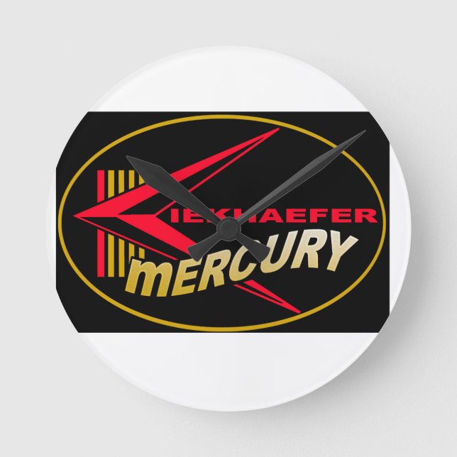 Mercury Marine Outboards Vintage Look Clock (Front)