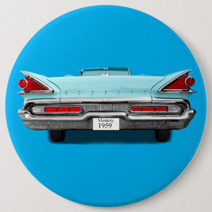 Mercury Monterey 1959 6 Inch Round Button