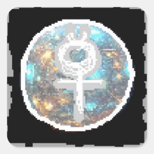 Mercury Night Square Sticker