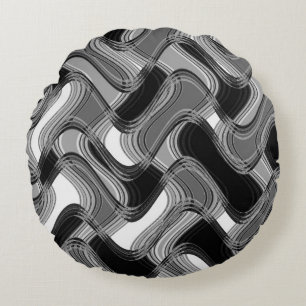 Mercury & Sable Round Throw Pillow