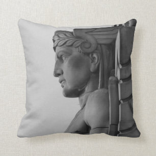 Mercury Statue (Cleveland Ohio) Pillow