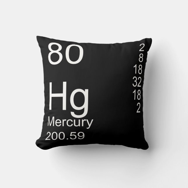Mercury Throw Pillow (Front)