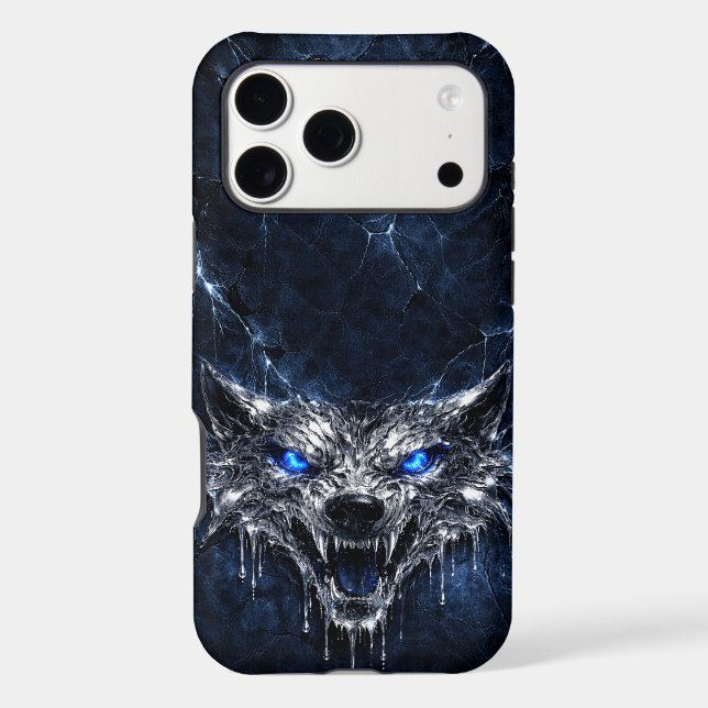 Mercury Wolf Blue Sapphire Eyes Glacial (Back)