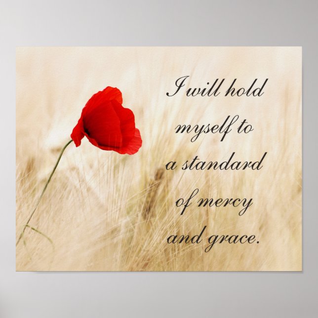 Mercy and Grace Frameable Poster (Front)