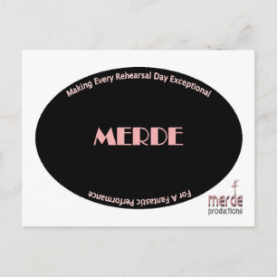 Merde carte postale