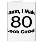 Merde, je fais paraître 80 beau